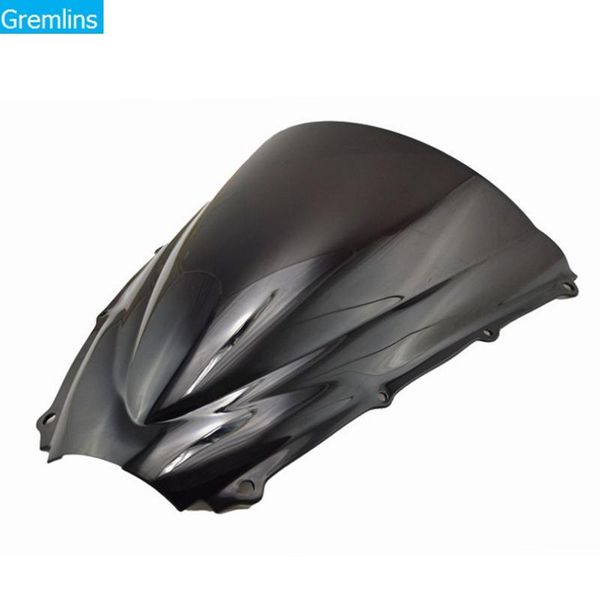 

motorcycle windshield windscreen for 675 2006 2007 2008 black blue transparent double bubble