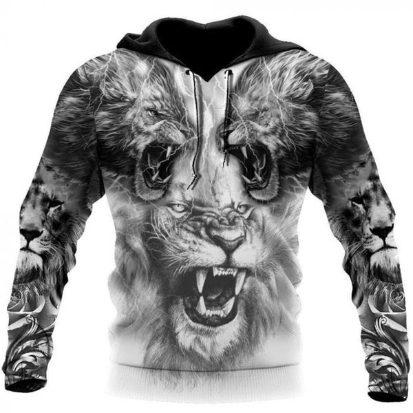 

couple sweater 3d cat star print men printed hoodie visual impact party punk goth round neck sweater hoodie, Black