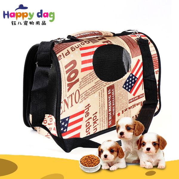 

pet teddy go out cat and dog travel bag breathable backpack