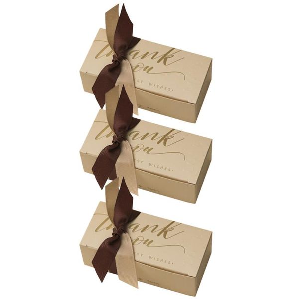 

gift wrap 3pcs wedding candy boxes bow cases supplies containers