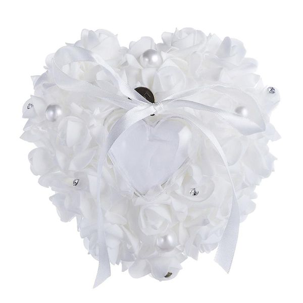 

cushion/decorative pillow 1pc heart shape ring rose cake design box bride