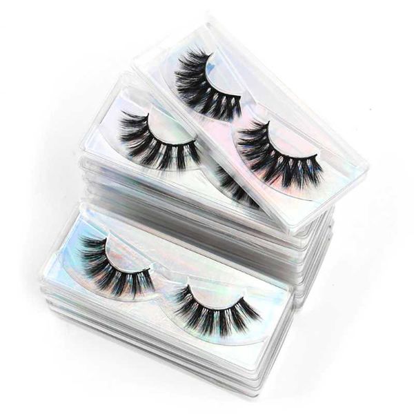 

false eyelashes mink hand made crisscross cruelty dramatic 3d lashes long lasting faux cils for makeup tools
