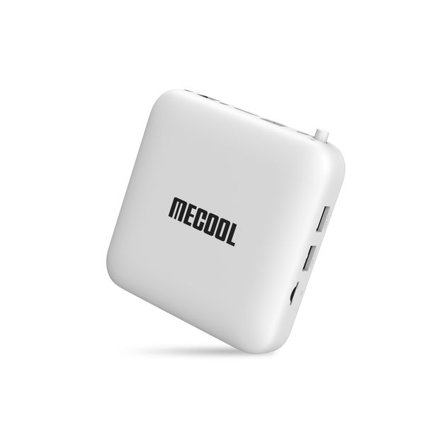 MECOOL KM2 Android 10 TV Box Amlogic S905x2 2 ГБ DDR4 8GB ROM 5G двойной Wi-Fi 100M LAN Google YouTube Netflix 4K