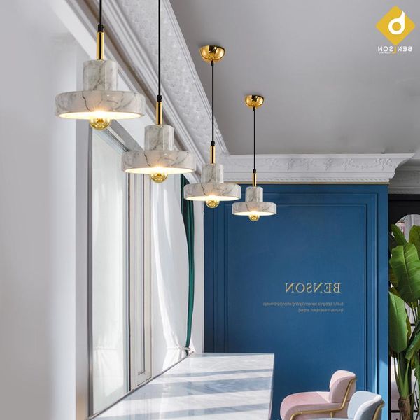 

pendant lamps ysn post-modern art restaurant lamp nordic simple dining table bedside bed three round bar cosmos lights lampen