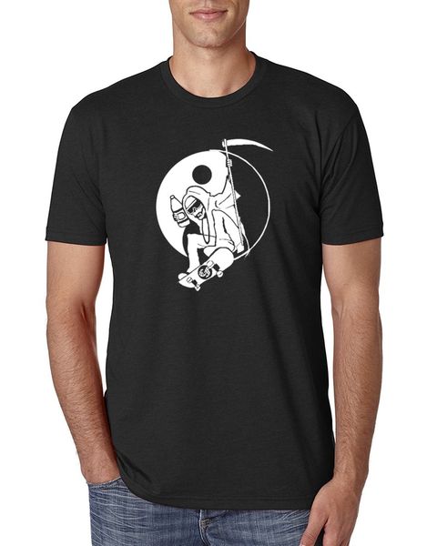 

reaper skateboard tshirt grim reaper t skateboard snowboard tshirt, White;black