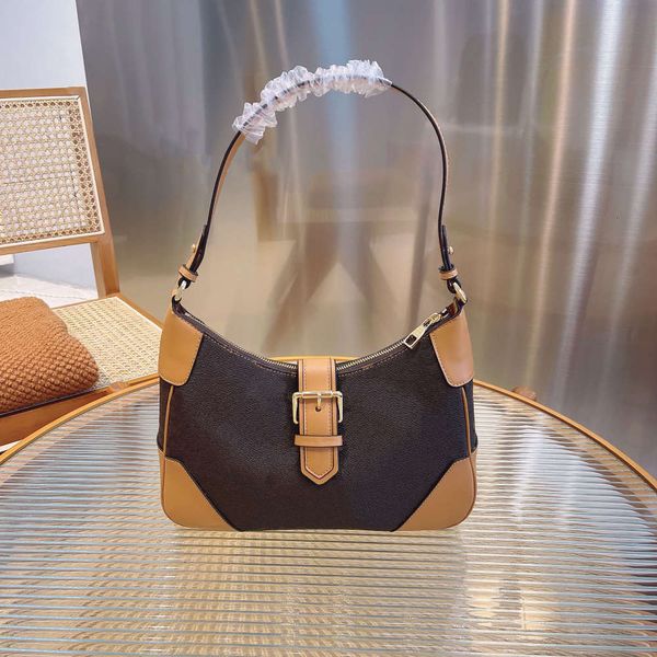 

llw luxury designer handbag brown saddle bag exquisite compact versatile and large capacity