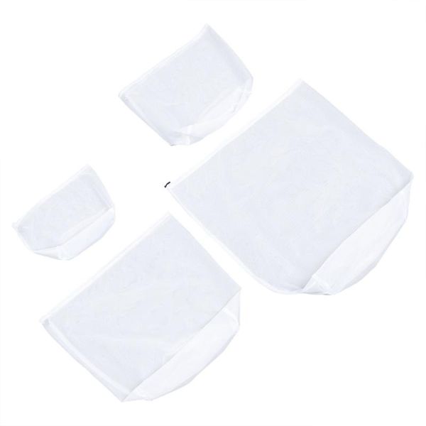 

laundry bags 4pcs fine mesh drawstring washing storage pouch