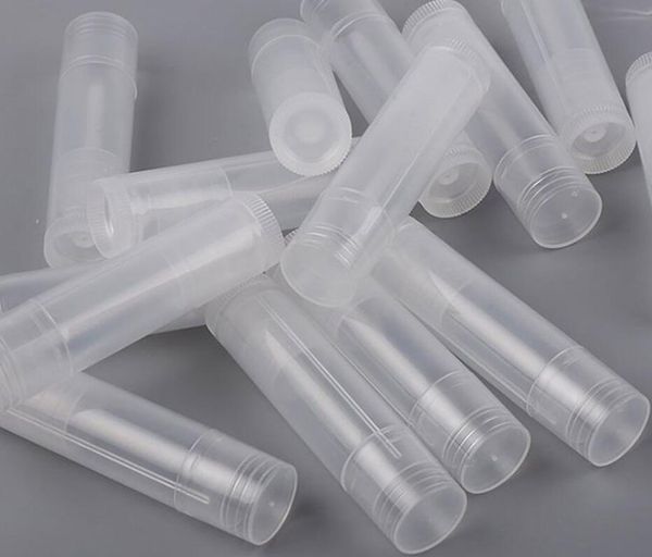 1000 pz 5g Vuoto Trasparente BALSAMO PER LABBRA Tubi Contenitori Bastone trasparente moda Cool Lips Tubo Bottiglie riutilizzabili