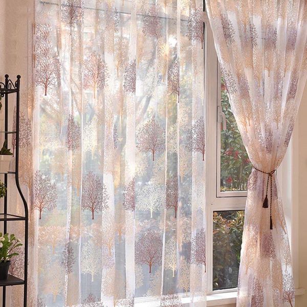 

japanese style sheer tulle curtains luxury jacquard living room the bedroom blinds drapes decorations panel curtain &