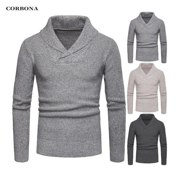 

men's sweaters 2021 fall and winter solid fashion v-neck knitted sweater retro plus size pullover jacket coat, White;black