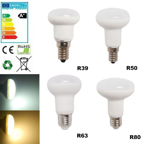 

bulbs 220v led bulb e27 e14 mushroom type dimmable r39 r50 r63 r80 bombillas lamp spotlight light 3w 5w 9w lampada saving energy