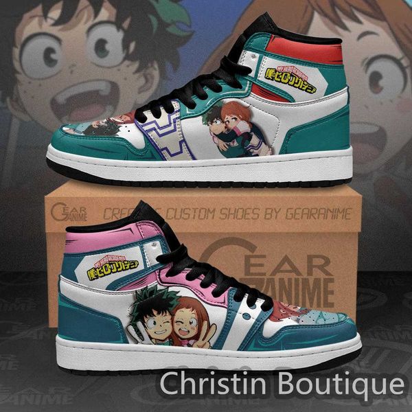 

fashion 2021 summer casual izuku and uraraka sneakers my hero academia anime shoes