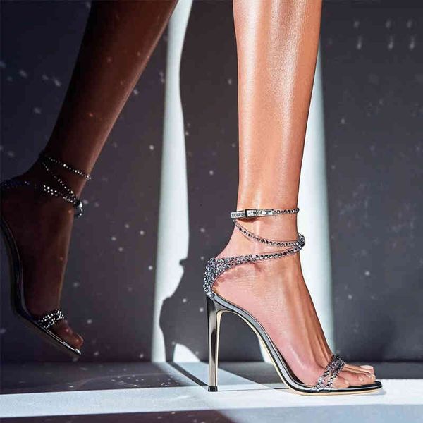 

dress shoes new buckle strap sandals women summer sandalias female high heels fashion wedding party stiletto zapatos de mujer rkao, Black