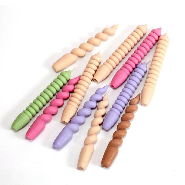 

craft tools nicole silicone mold diy candle twisted cylinder shape decorative aromatic candles mould
