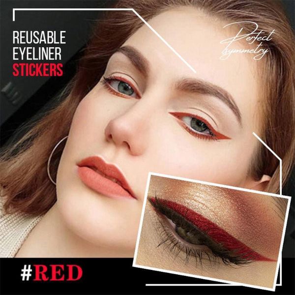 

eyeliner cat style stick simple makeup tape glitter eyelid tool for beginners
