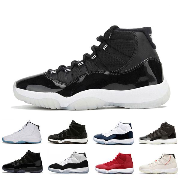 

jumpman 11 11s mens basketball shoes sneakers cool anniversary jubilee gym unc concord high 45 cap and gown bred barons legend blue men wome