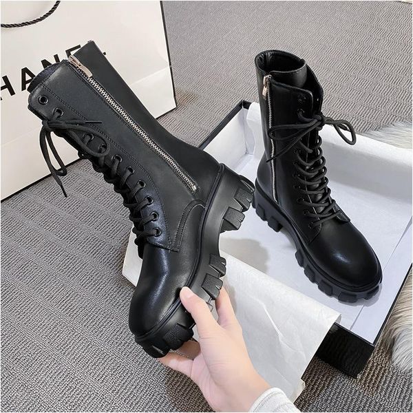 

boots women's shoes in autumn and winter, Black