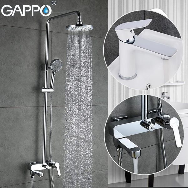 

shower faucet bathroom basin mixer tap waterfall bath head brass rain set sets