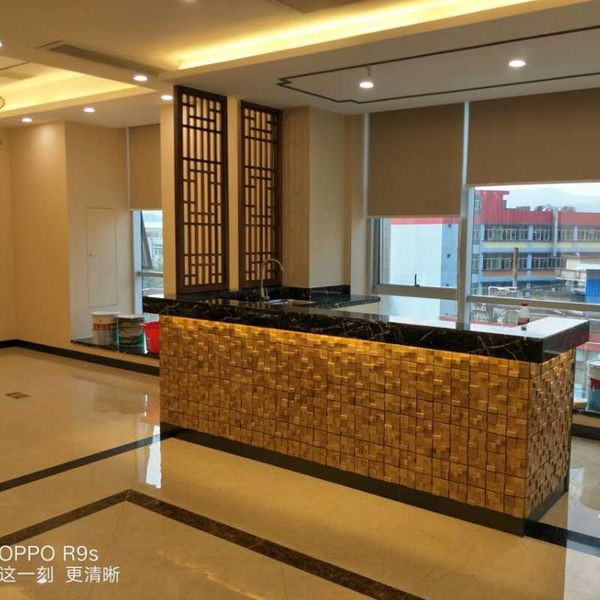 

wall stickers american style solid wood mosaic tile eco-friendly acoustics panel for office / company art wal decor background