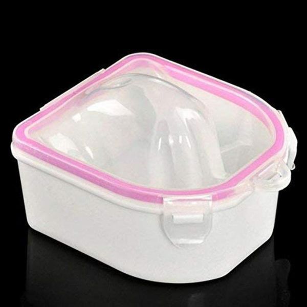 

nail art kits removal tray acetone resistant handheld polish remover artificial hand soaker wash bowl cuticle