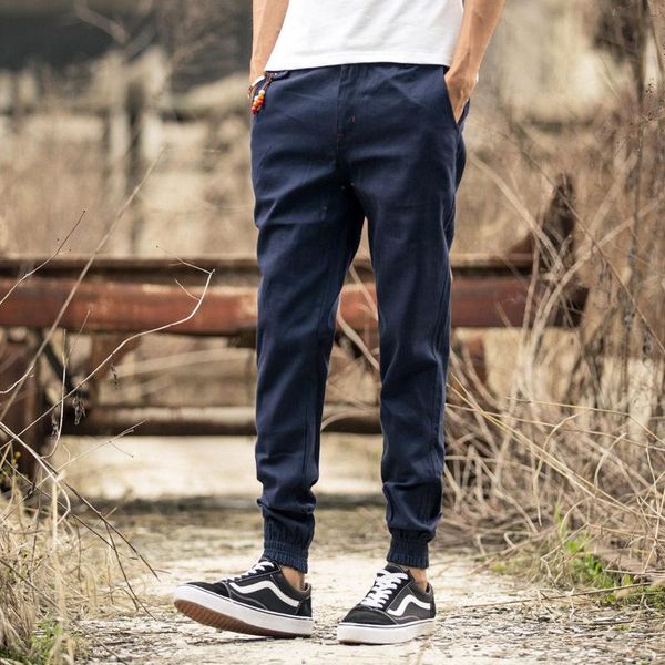 

large size men pants shopping harlan casual feet trousers / 28-40 men's, Black