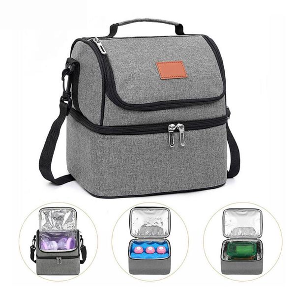 Diaper Bags Portable Waterproof Cooler Backpack Camping Travel Pack Food Fresh Milk Storage Insulation Car Ice Drink Insulated Pouch