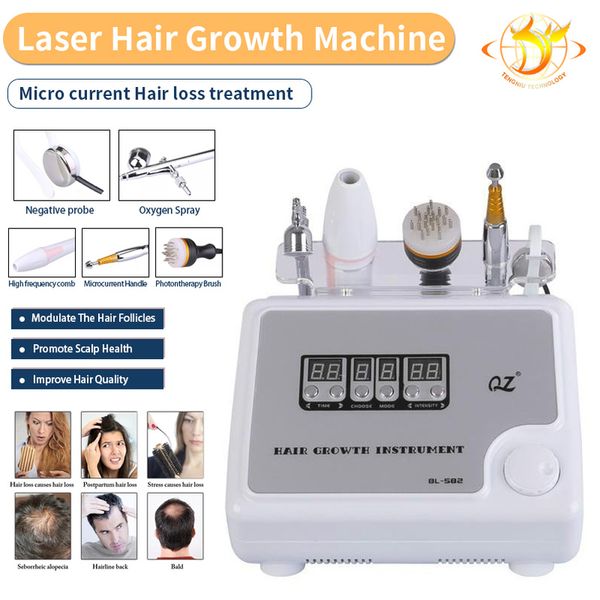 

professional hair treatment scalp care treatment growth sprayer anti-hair removal laser hair regrowth, Black