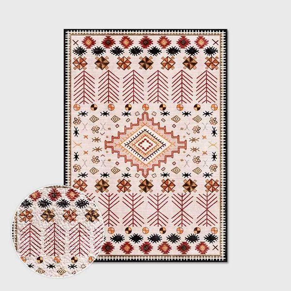 

carpets persian home retro for living room bedroom area rug vintage bohemia family carpet study non-slip floor mat washable