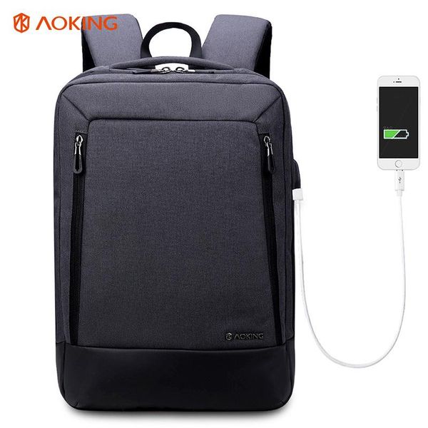 

backpack usb men's casual business computer bag student schoolbag one piece drop purse