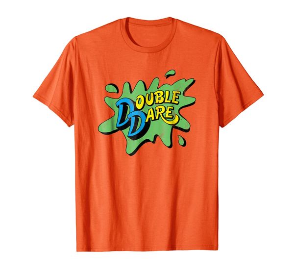 

nick rewind double dare t-shirt, White;black