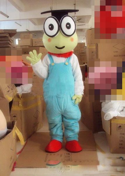 

halloween frog mascot costume theme character carnival size fursuit christmas birthday party dress, Red;yellow