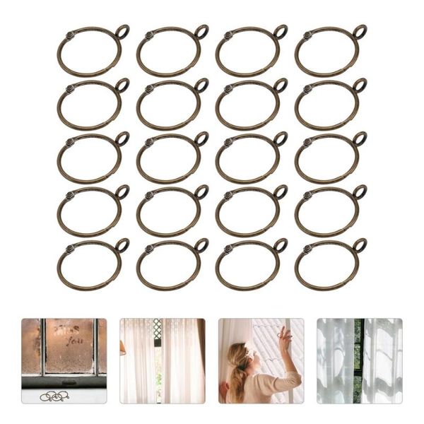 

other home decor 20pcs open curtain rings roman practical iron for