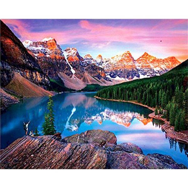 

paintings gatyztory painting by numbers kit art winter landscape home decor acrylic paint coloring tree unique gift