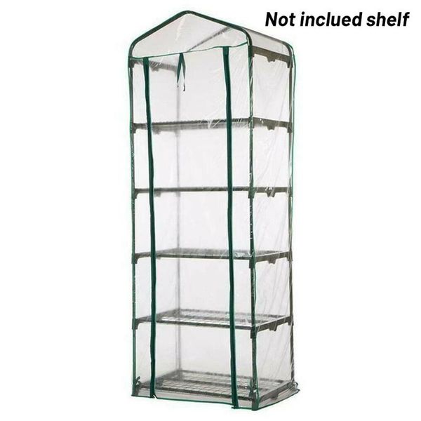 

planters & pots 2/5 tier greenhouse film cover garden house mini no frame pvc