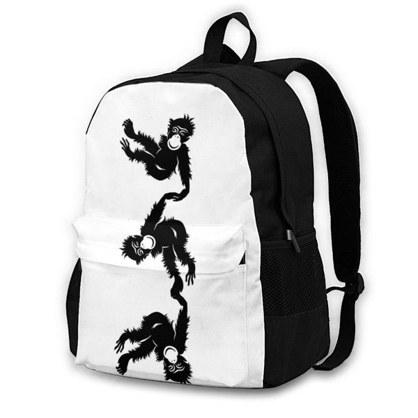 

backpack monkey backpacks daily big casual polyester bags