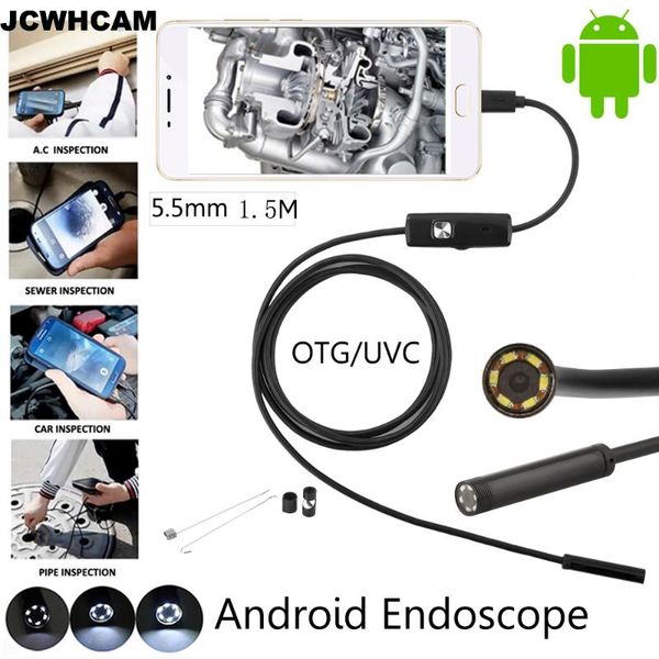 

mini android usb 1m 2m 3.5m 5m ip67 waterproof snake tube inspection otg borescope 5.5mm len cameras