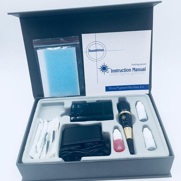 

tattoo guns kits 1set taiwan giant sun g-9810 permanent makeup machine sunshine eyebrow lip
