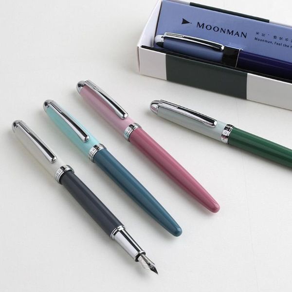 

fountain pens metal pen molandi season color fine 0.4mm nib writing student gift office business set stationery supplies