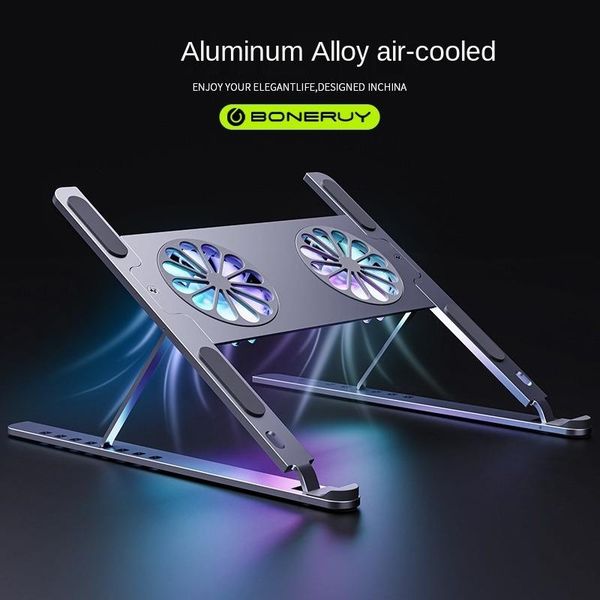 

lapcooling pads stand deskheightening bracket aluminum alloy air radiator folding portable support base