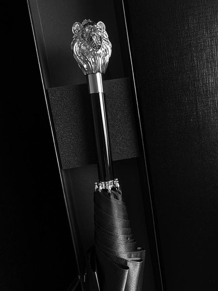 

umbrellas semi-automatic business black men umbrella strong luxury long handle paraguas rain equipment ll50um