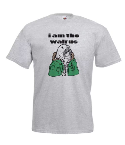

walrus rock pop indie punk funny custom t-shirt gift birthday christmas, White;black