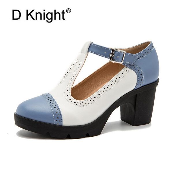 

dress shoes lolita women japanese style t-strap vintage girls high heels platform college student pumps plus size 43, Black