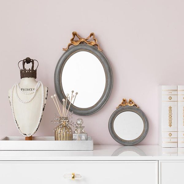 

mirrors nordic hanging mirror geometric round phnom removable wall mountmirror children's creative art bathroom home decoration