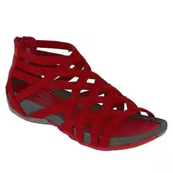

sandals 2021 summer women peep toe shoes fashion casual beach for woman female ladies textile splicing, Black