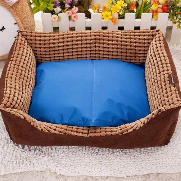 

kennels & pens 1pc beds car seats couches pet supplies self cooling mat blue gel pressure activated pad practical