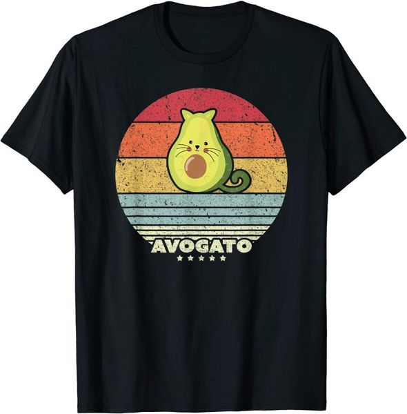 

men's t-shirts 2021 summer t-shirt avogato letter print cute avocado pattern loose cotton o-neck hip hop short sleeve, White;black