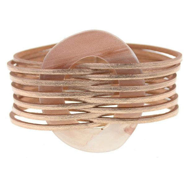 

tennis leather bracelets for women men's wrap magnetic clasp couples gifts femme fashion jewelry drop, Golden;silver