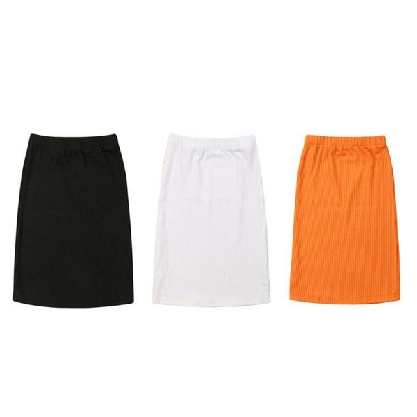 

skirts 2021 kid children baby girls causal solid skirt elastic waist short tutu