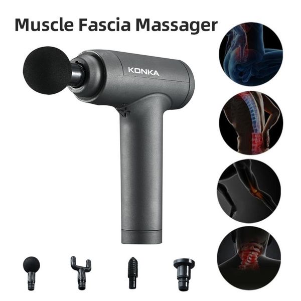 

massage gun konka deep muscle relaxation massager machine fascia 6 modes body
