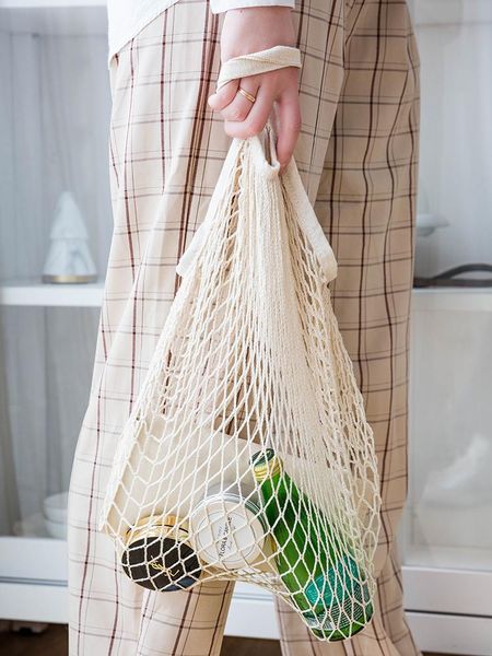 

storage bags 5pcs/lot multi-function home use light hollow mesh creative eco-friendly shopping fishing net